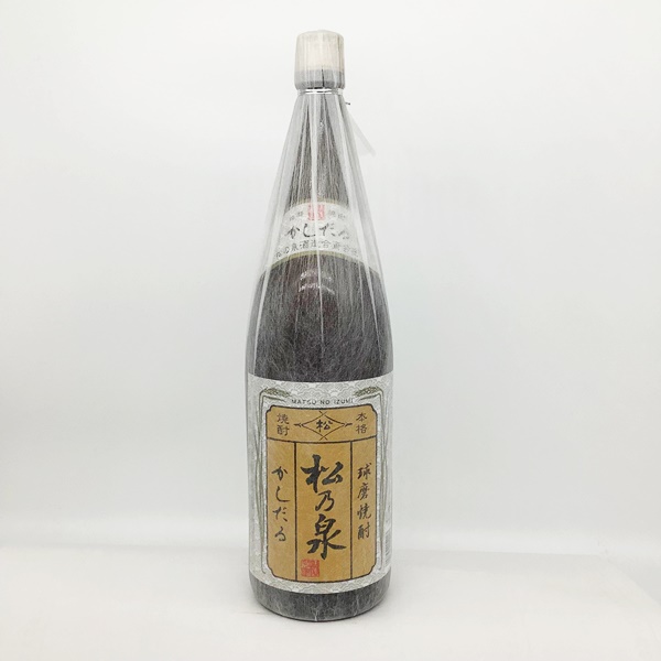 松の泉 樫樽 1800ml | 樽物語 -樽焼酎専門オンラインショップ-